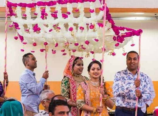 Floral Canopy Bridal Entry