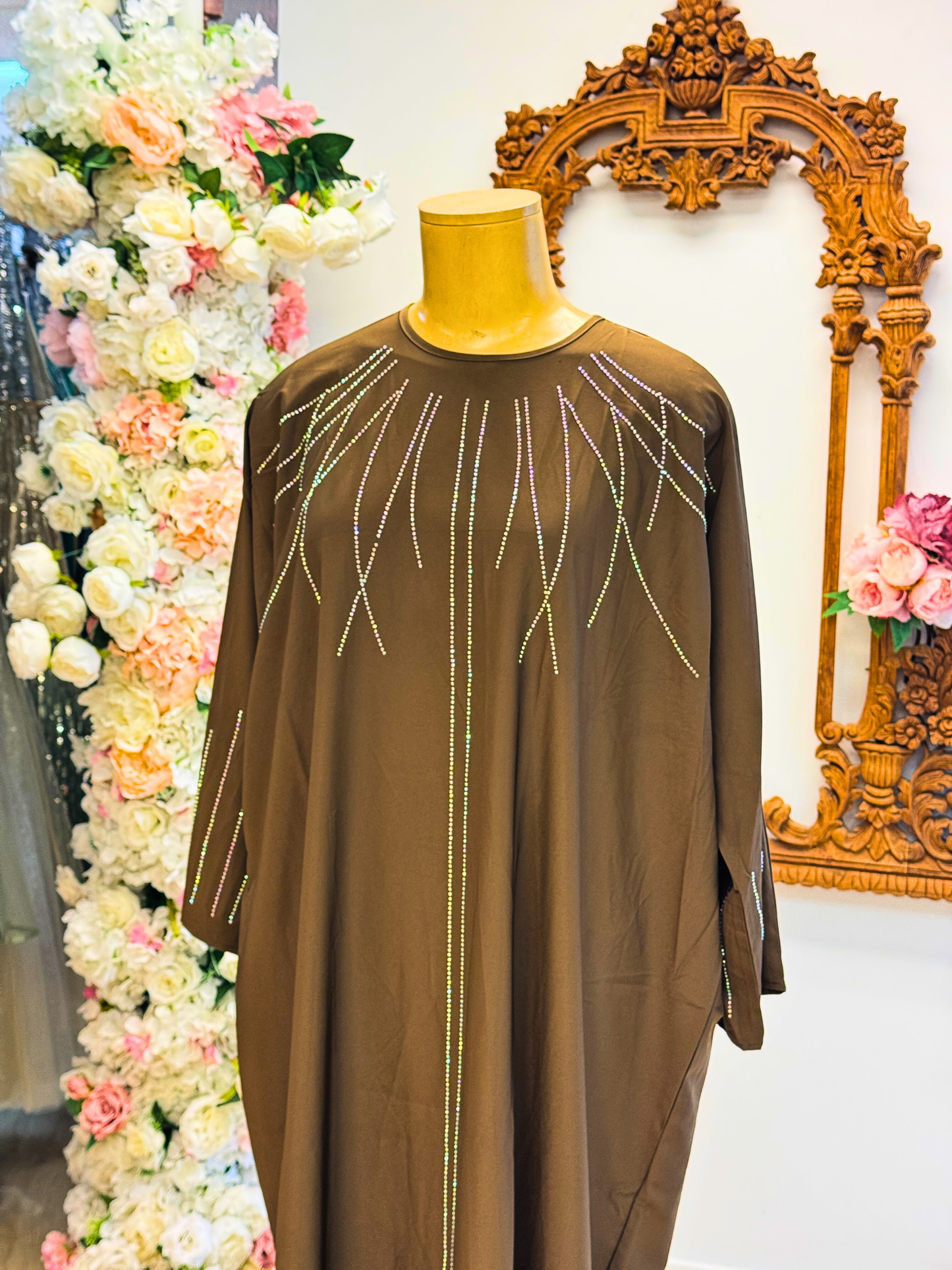 Cocoa Brown Abaya