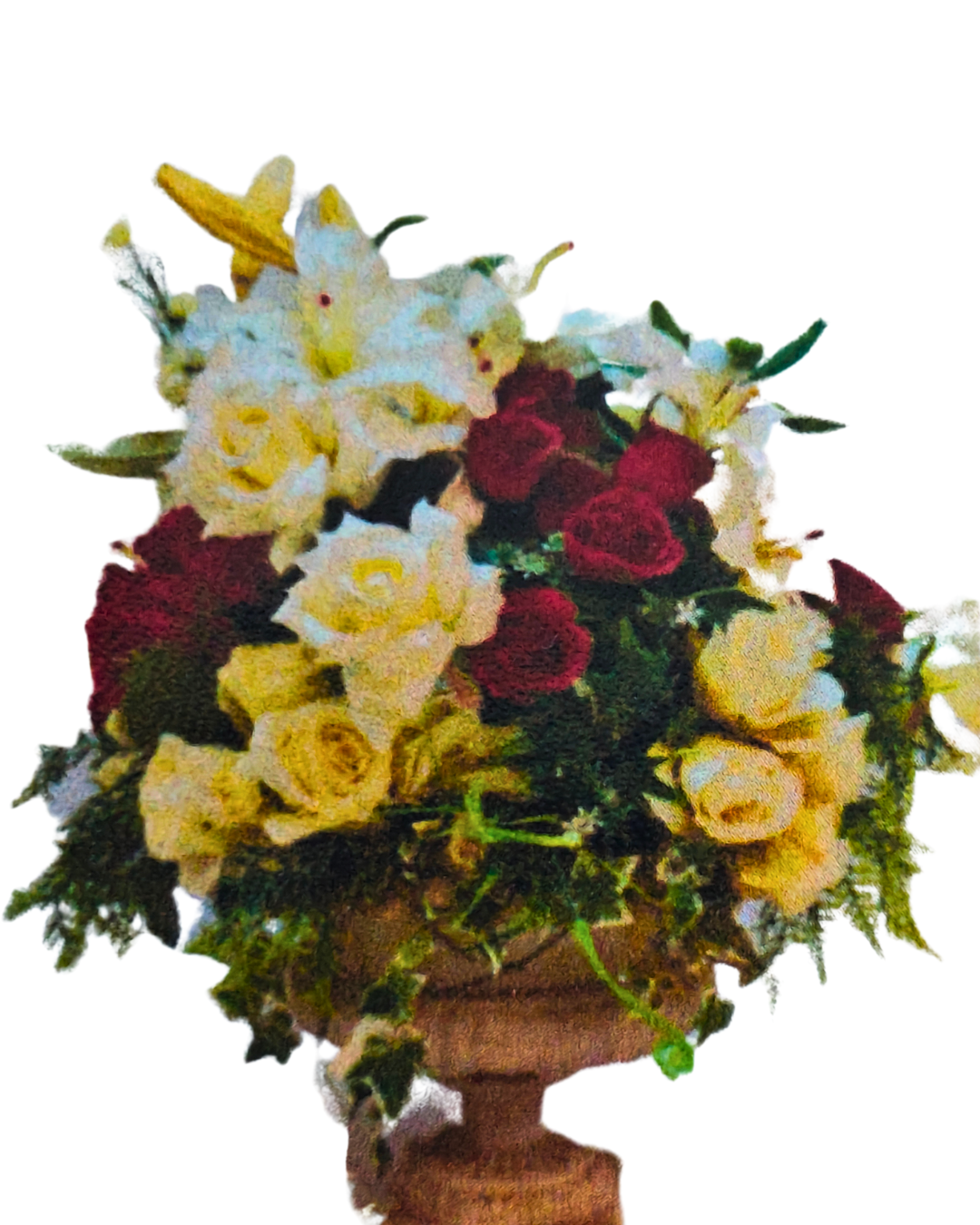White & Red Floral Bouquet