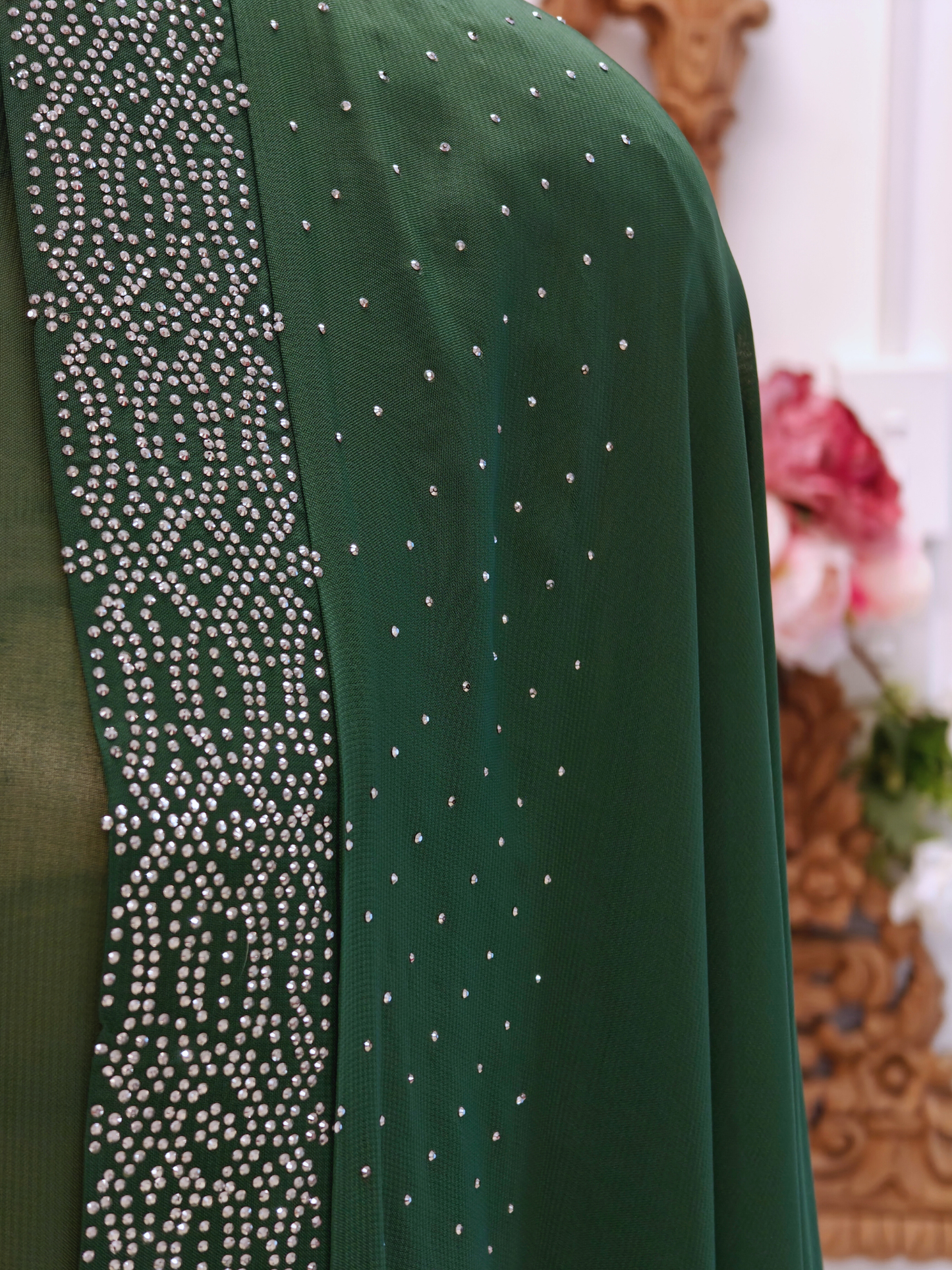 Dark Green Abaya