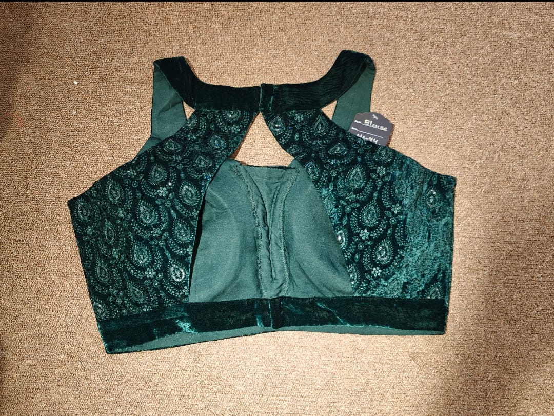 Paisley Blouse – Shadow Green Fern