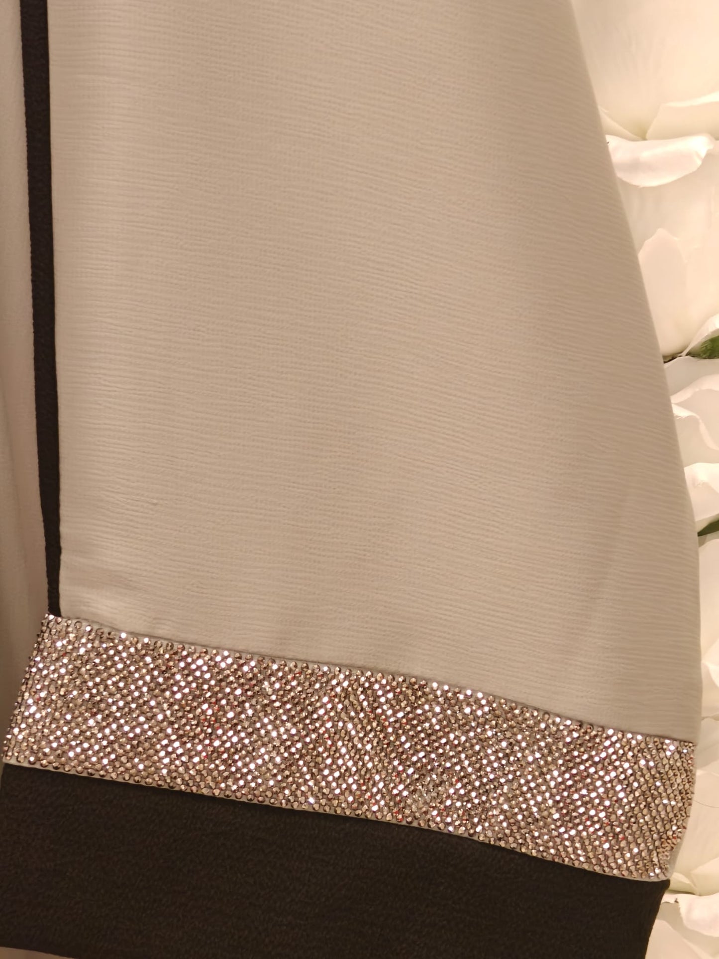 Ash & Charcoal Sequined Abaya