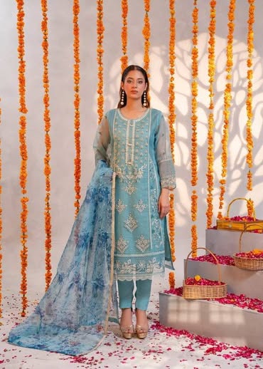 Blue Salwar Suit