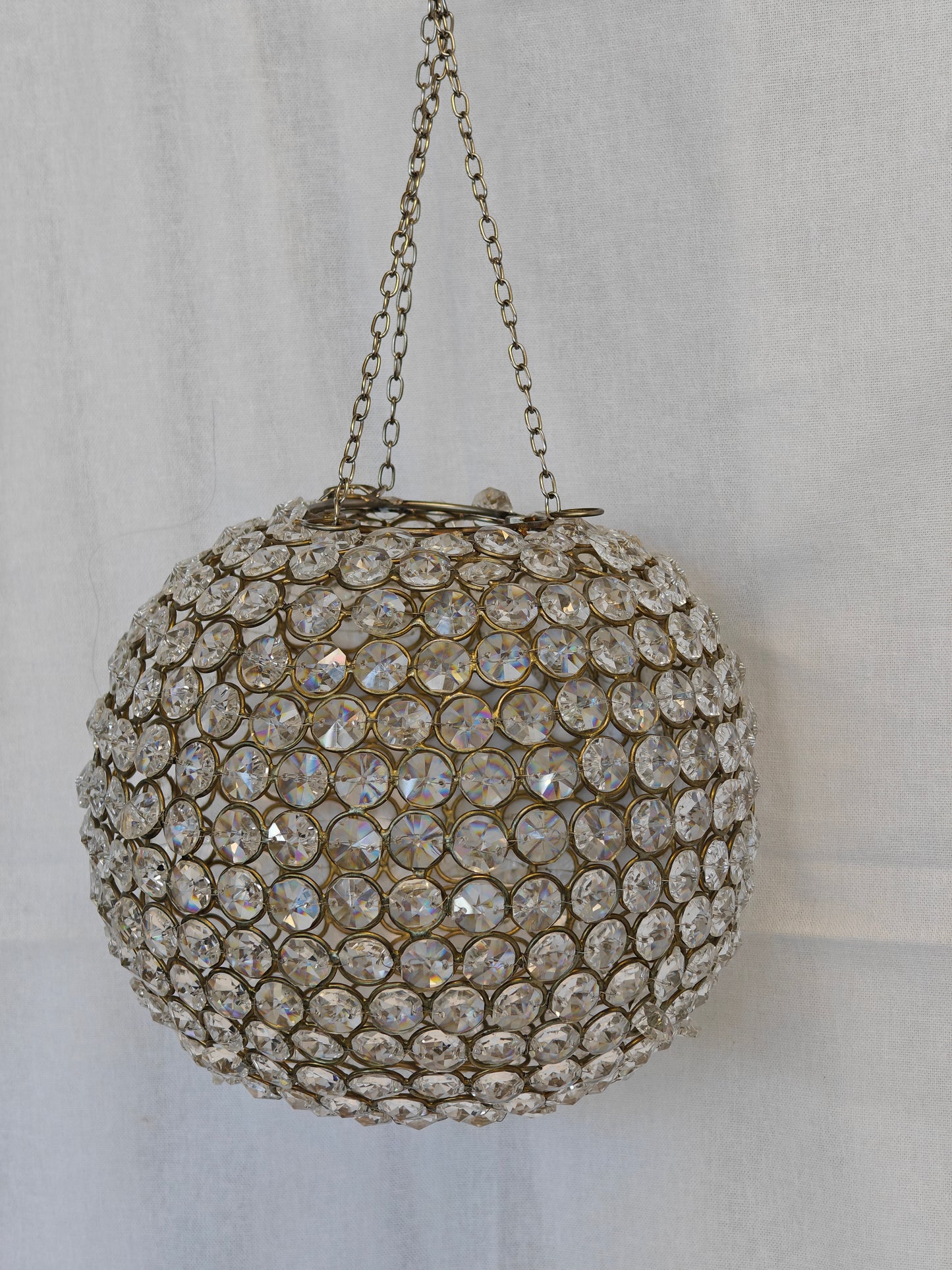 Crystal Orb Pendant Light