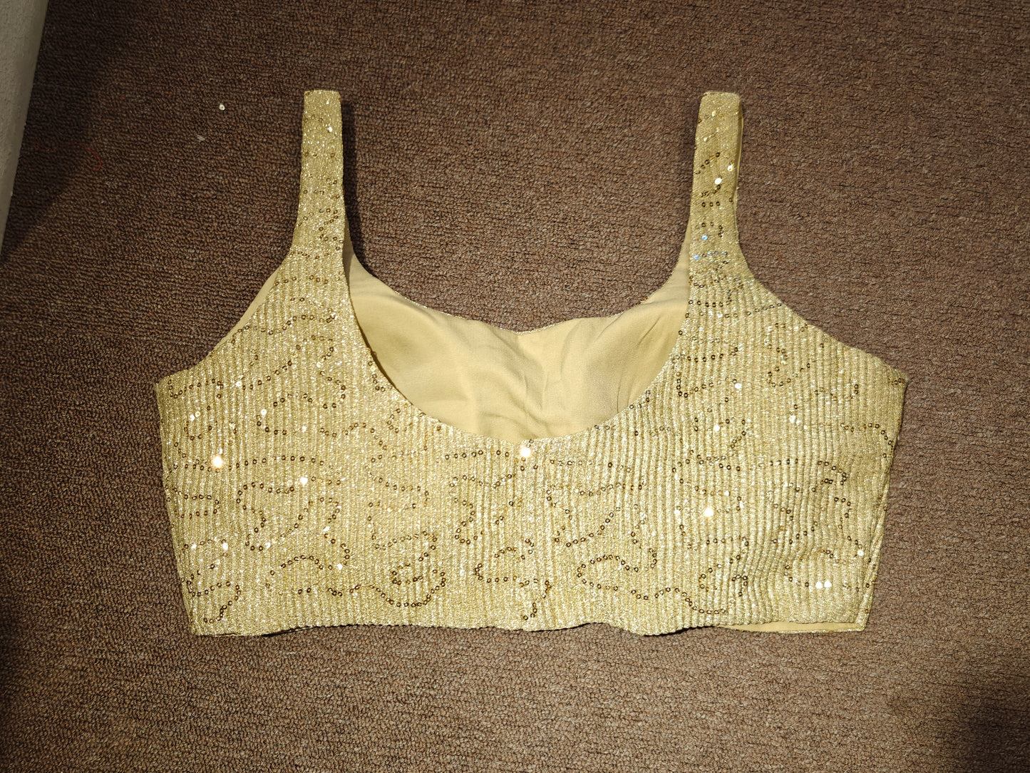 Sequin Sculpted Blouse – Gilded Curve