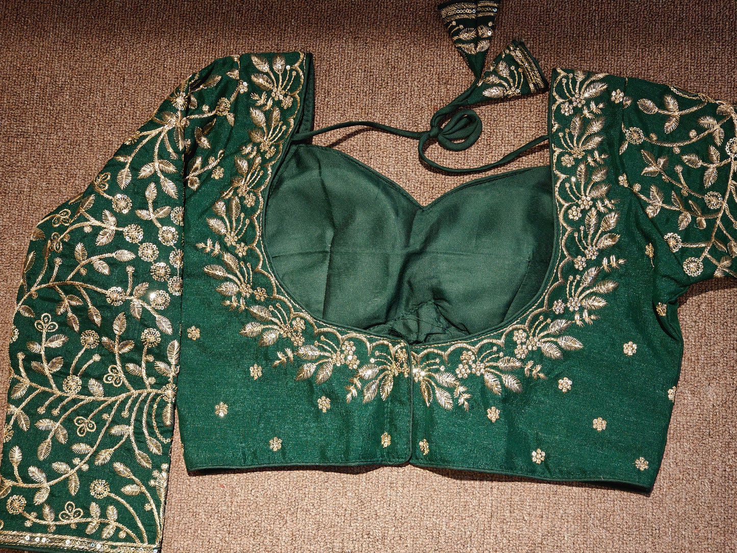 Embroidered Long-Sleeve Choli
