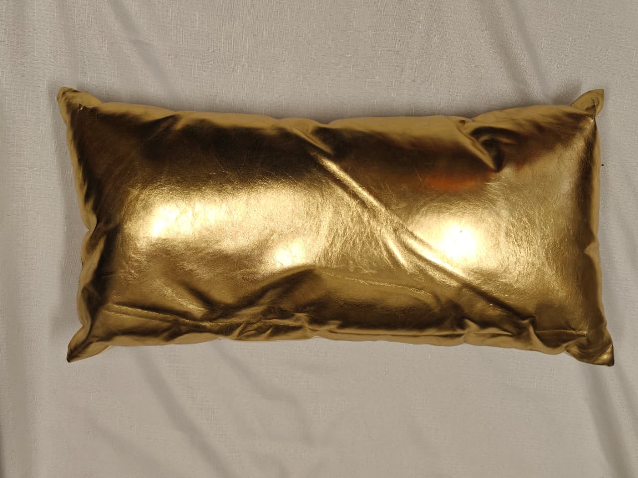 Golden Gleam Luxe Lounge Cushion