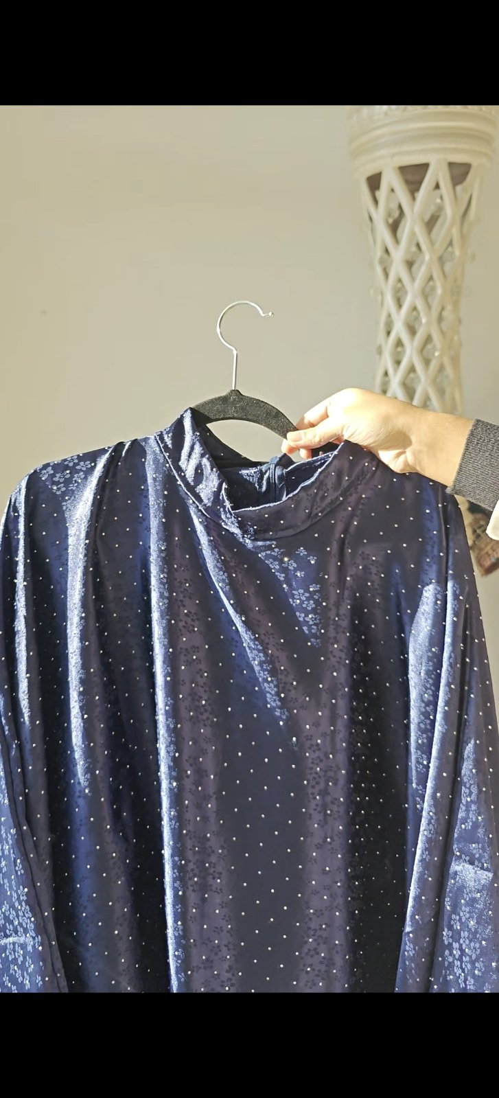 Midnight Velvet Crystal Kaftan