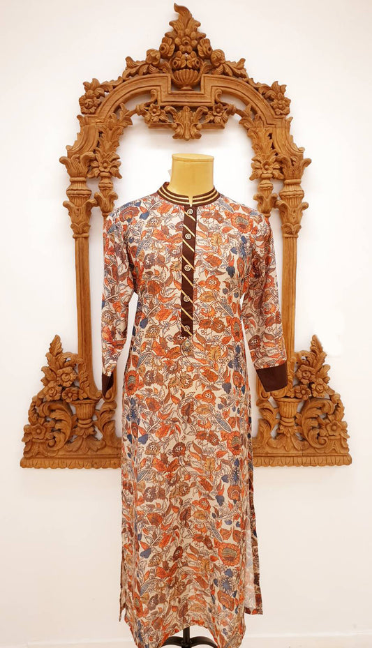 Multi- Coloured Printed Kurti