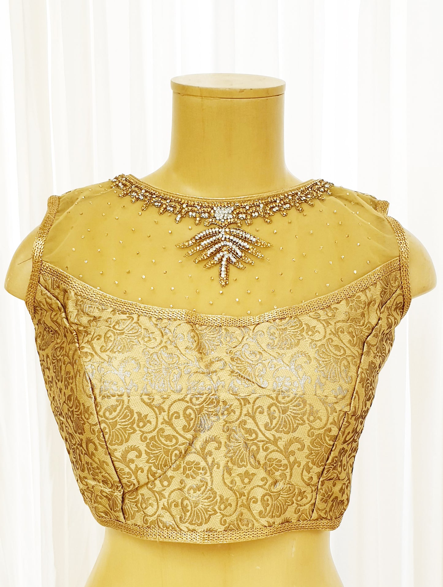 Gold Brocade Blouse