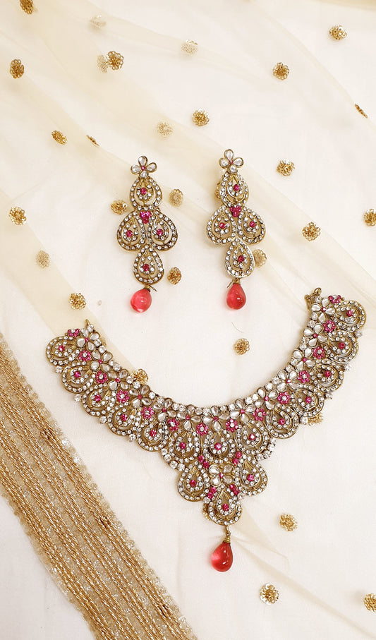 Pink & White Stonework Set