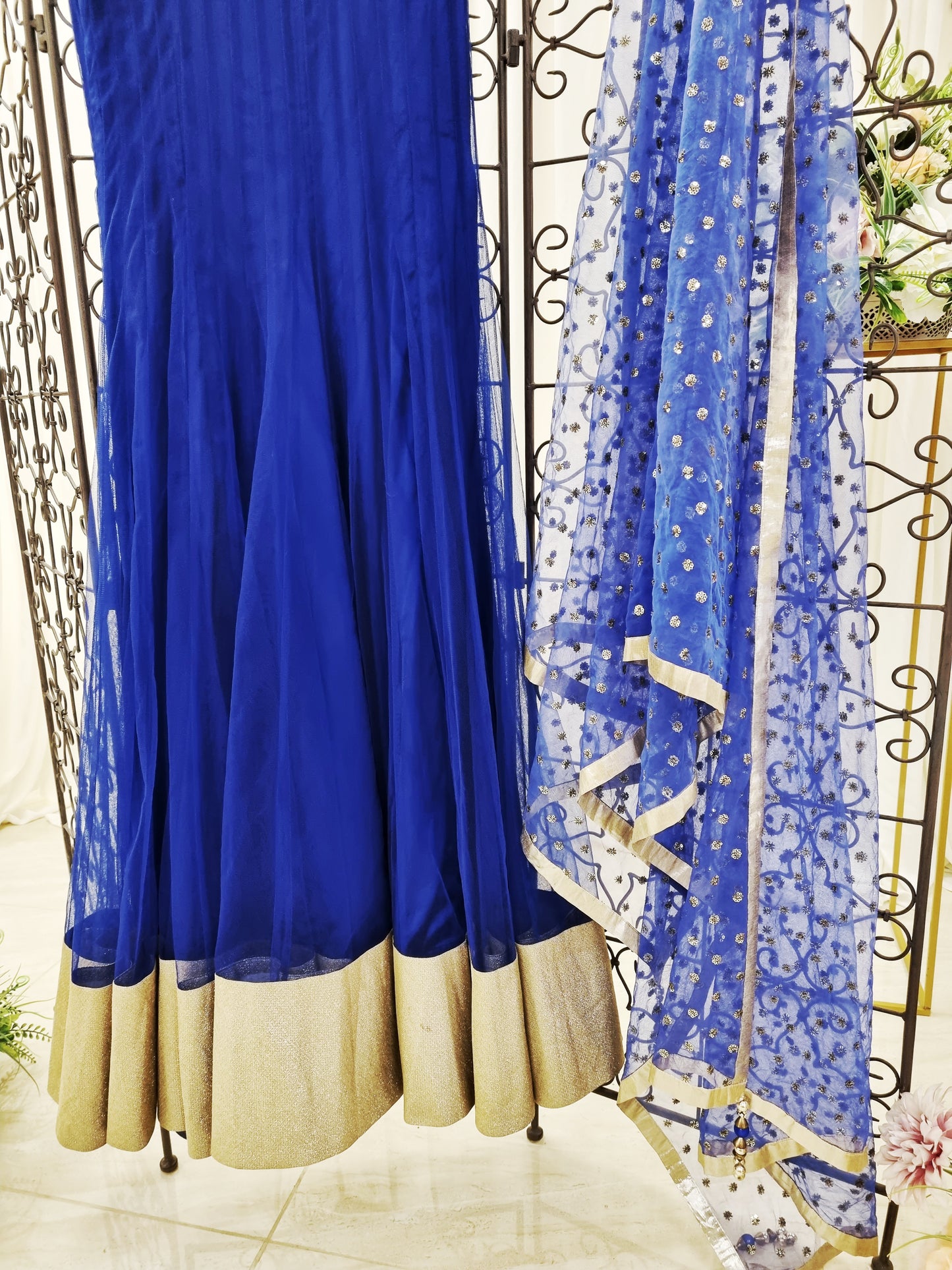 Petite Indigo Gown