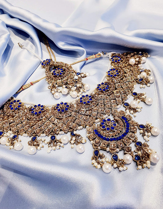 Royal Blue & Pearl Set