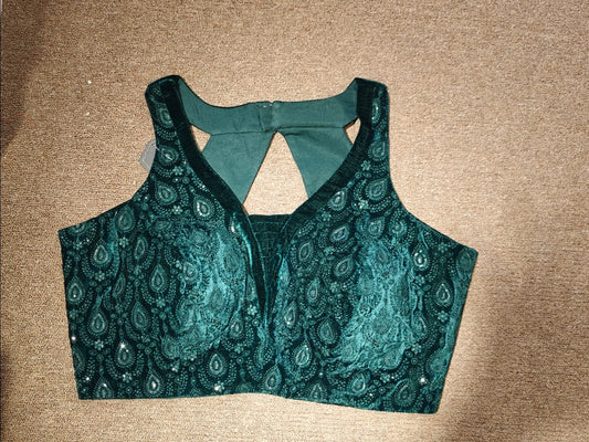 Paisley Blouse – Shadow Green Fern