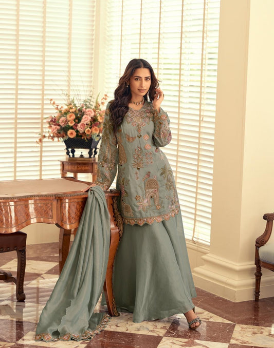 Long Top Farshi – Green