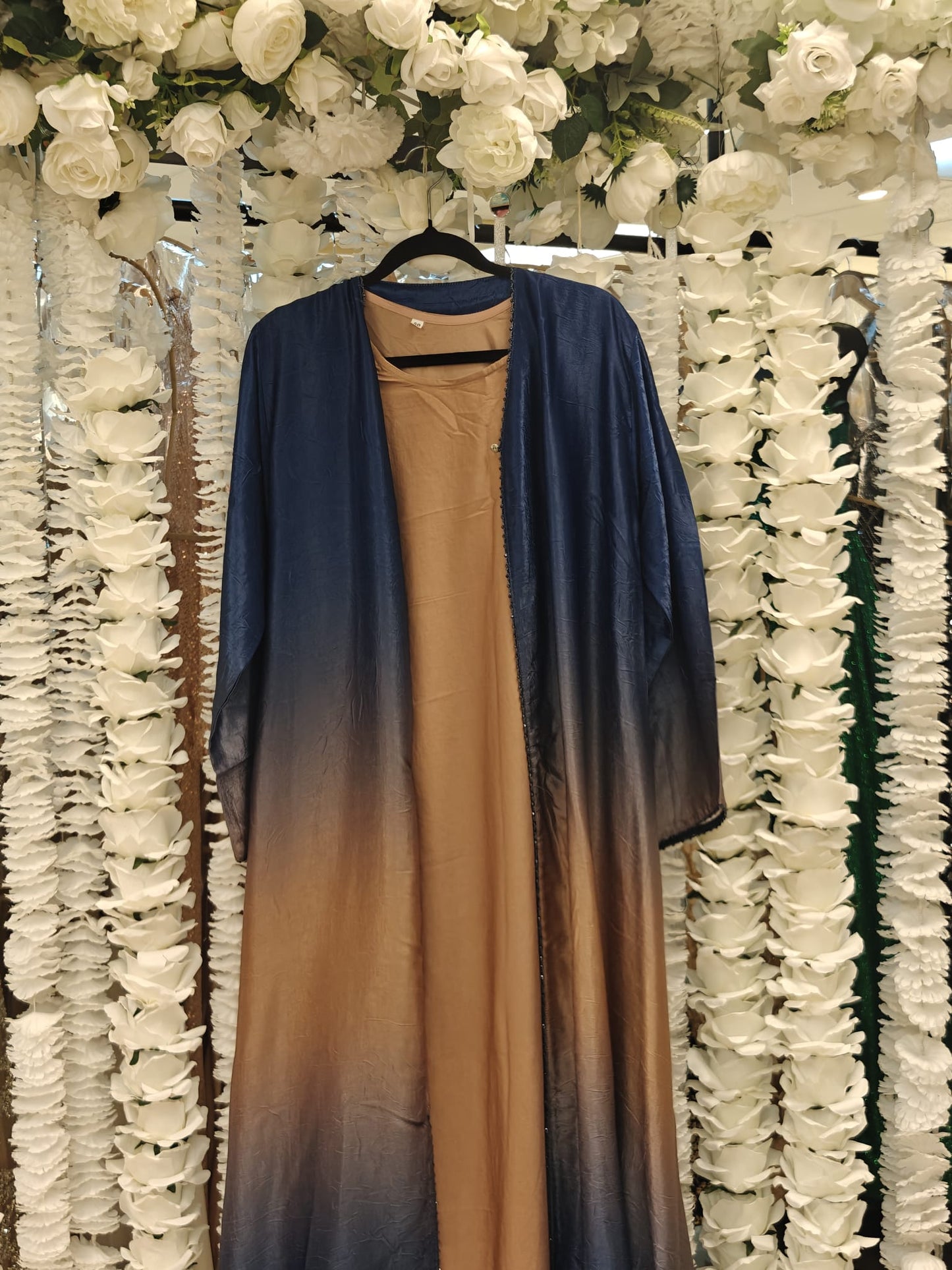 Ombre Blue & Sand Abaya