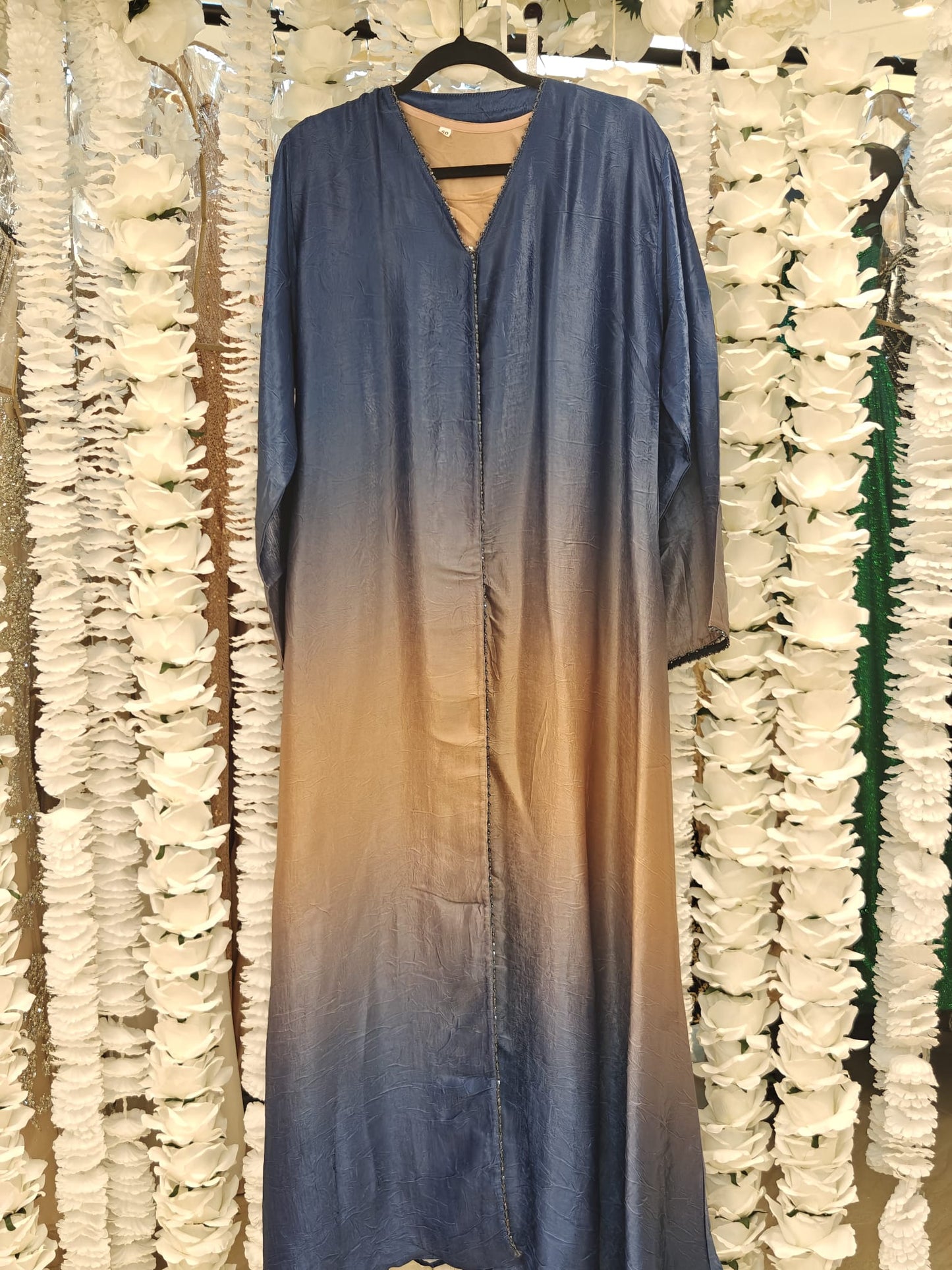 Ombre Blue & Sand Abaya