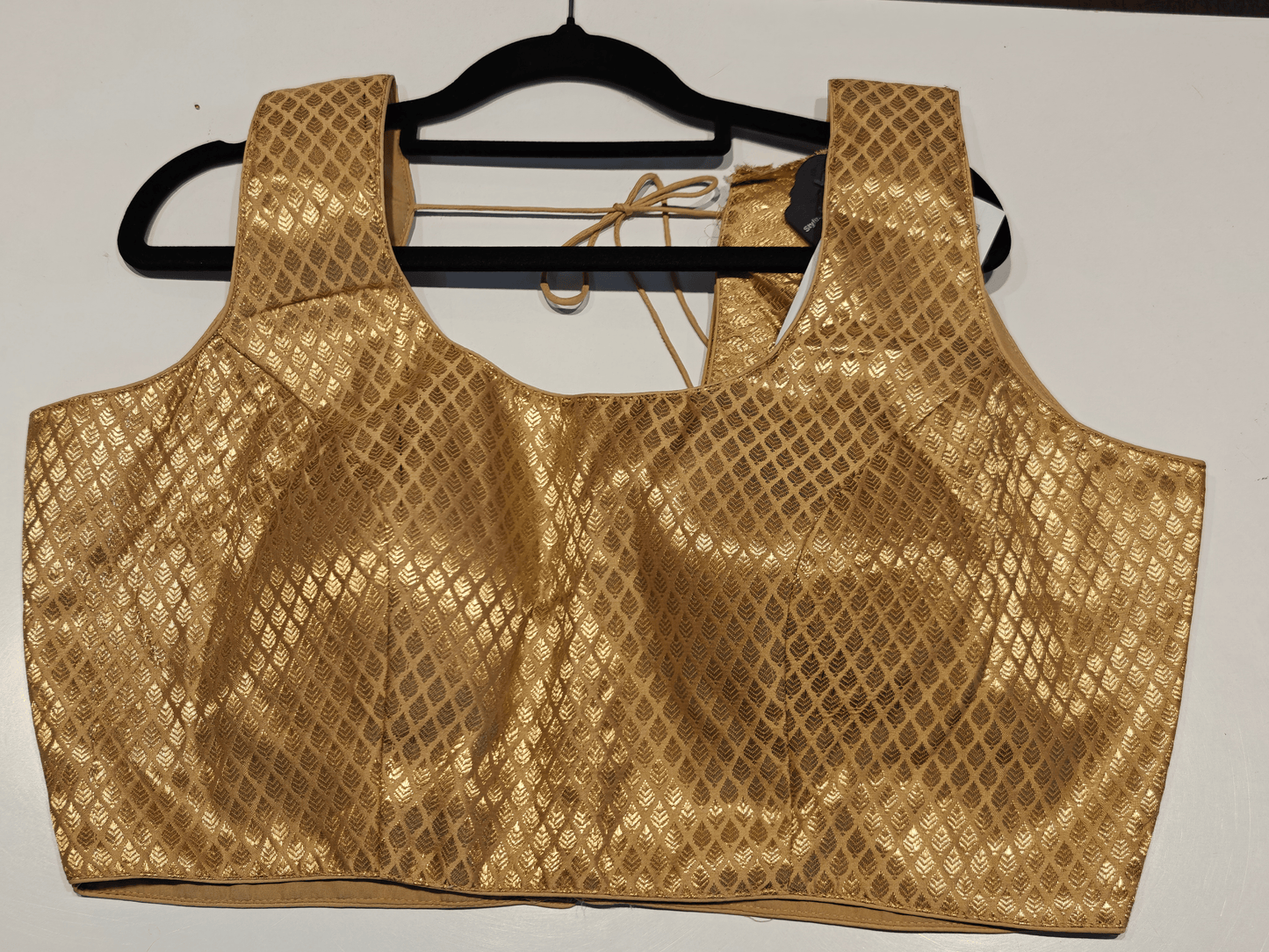 Golden Lattice Blouse