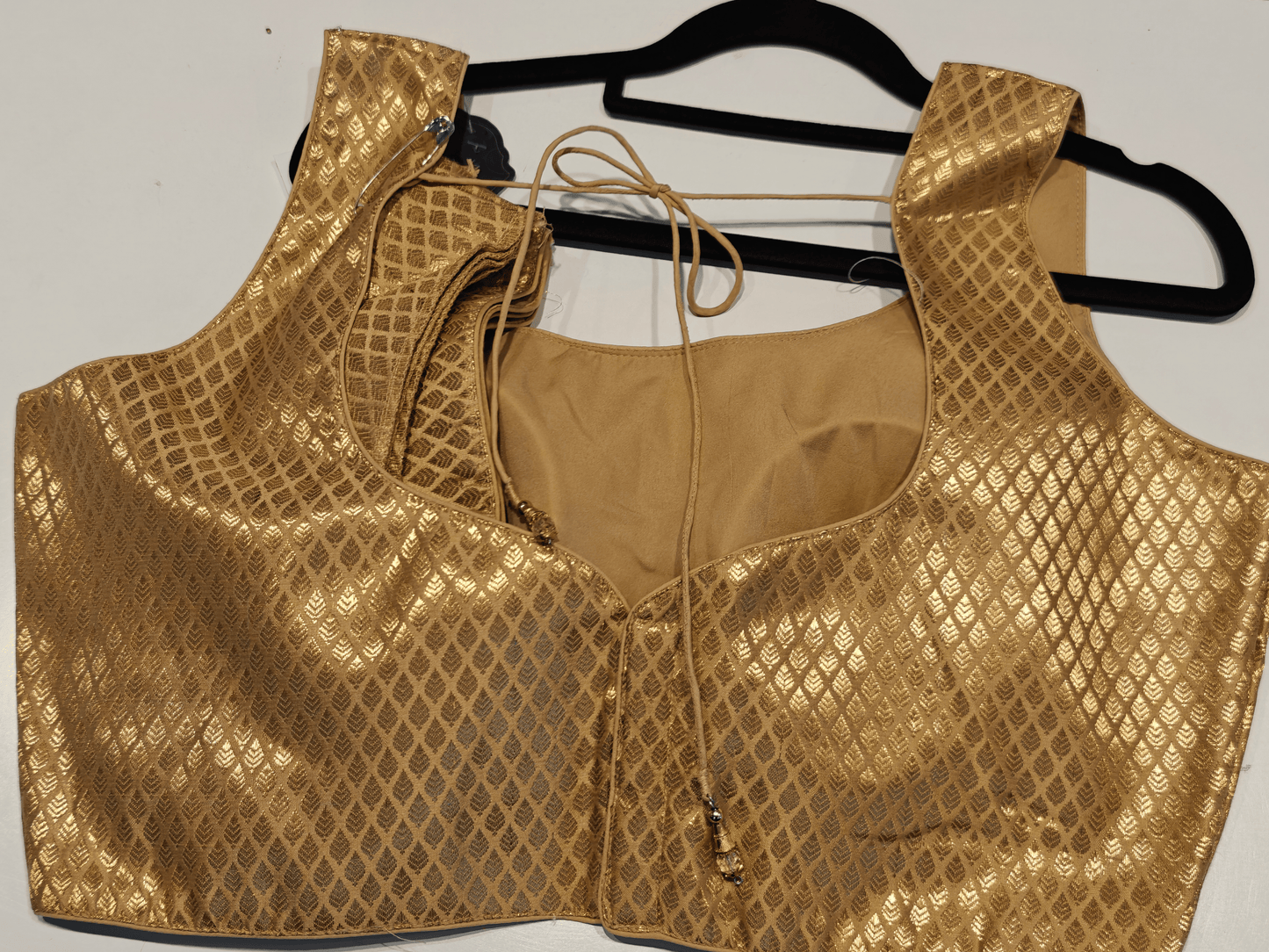 Golden Lattice Blouse