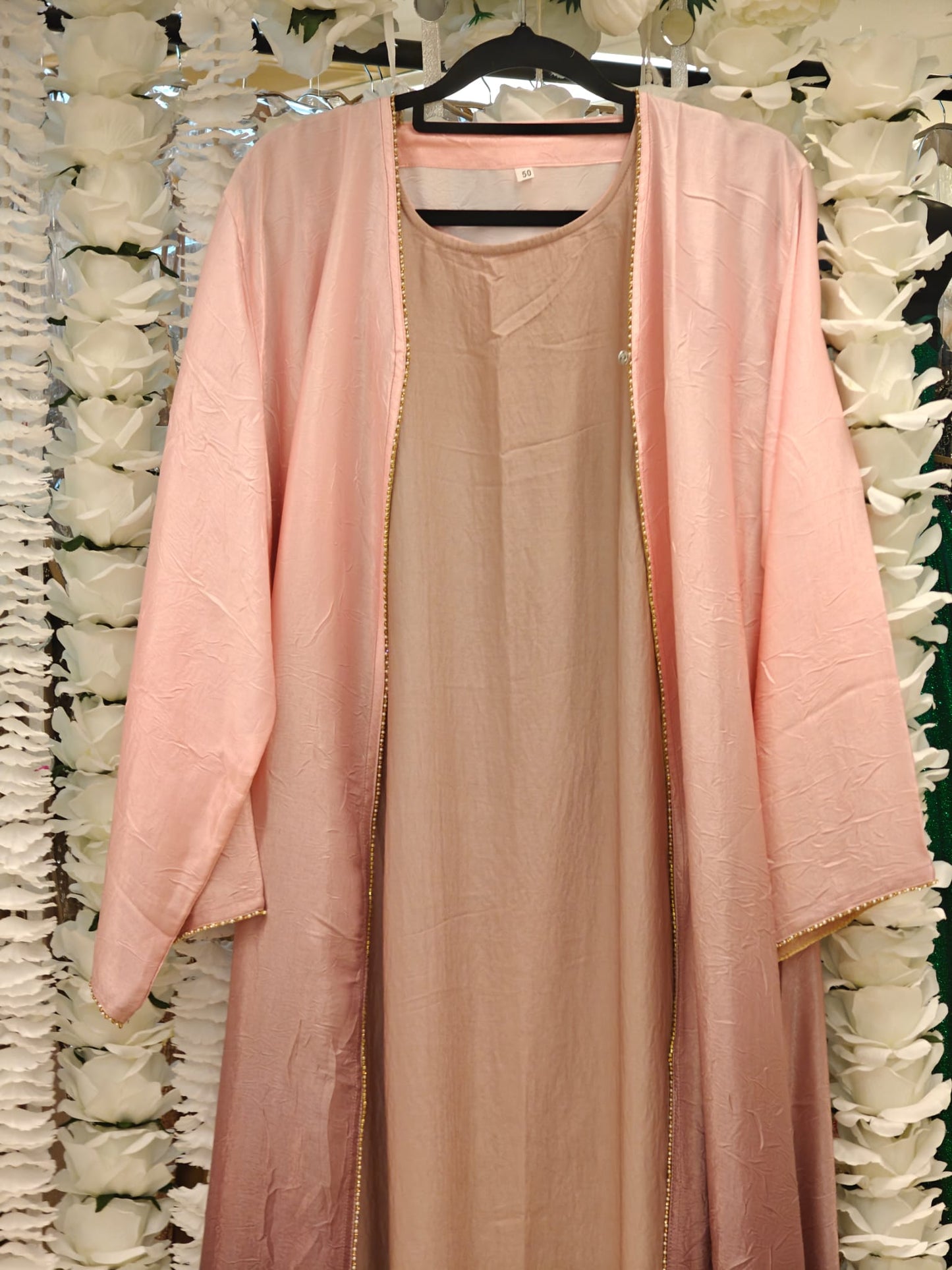 Rose & Mocha Ombre Abaya