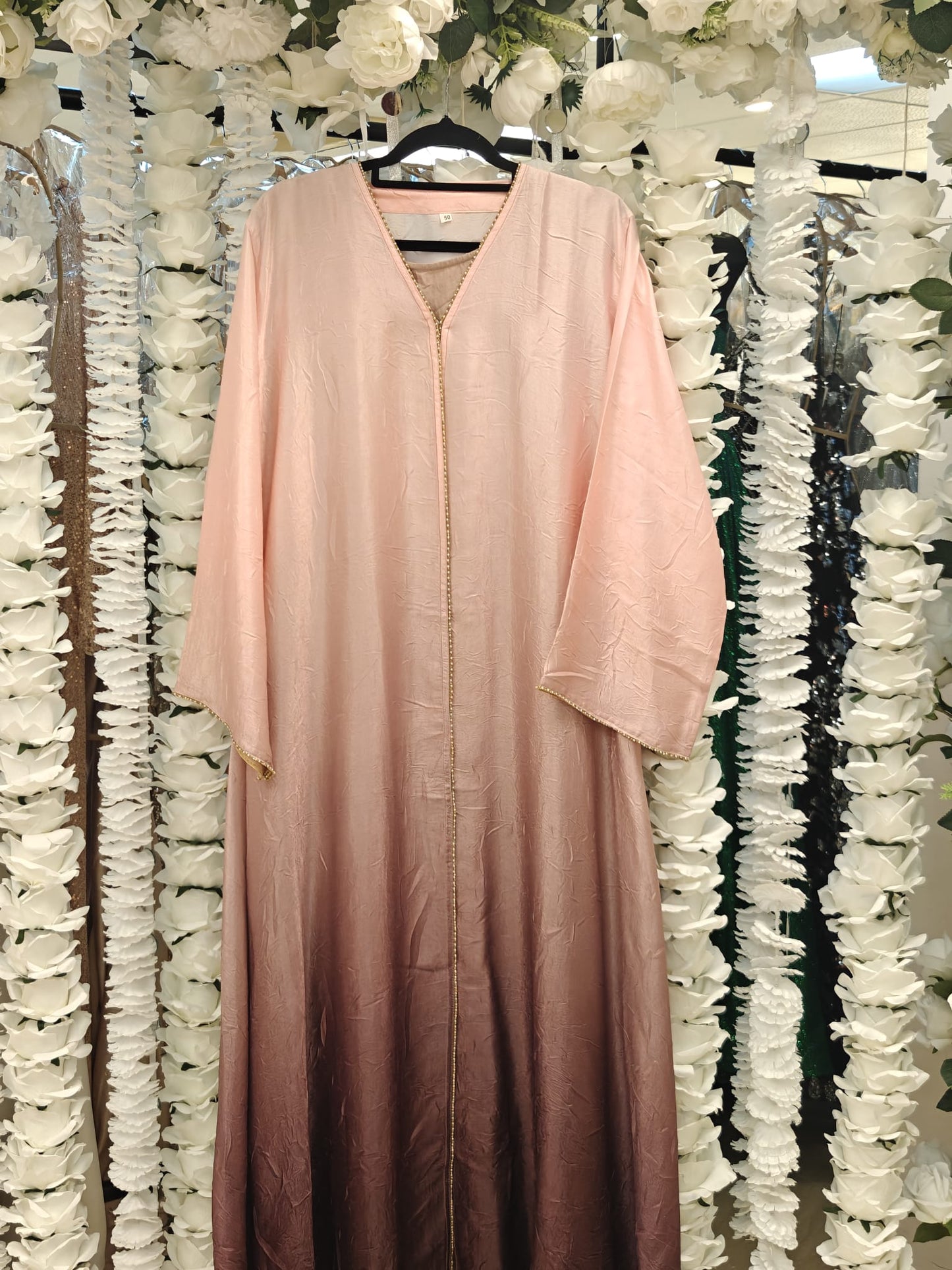 Rose & Mocha Ombre Abaya