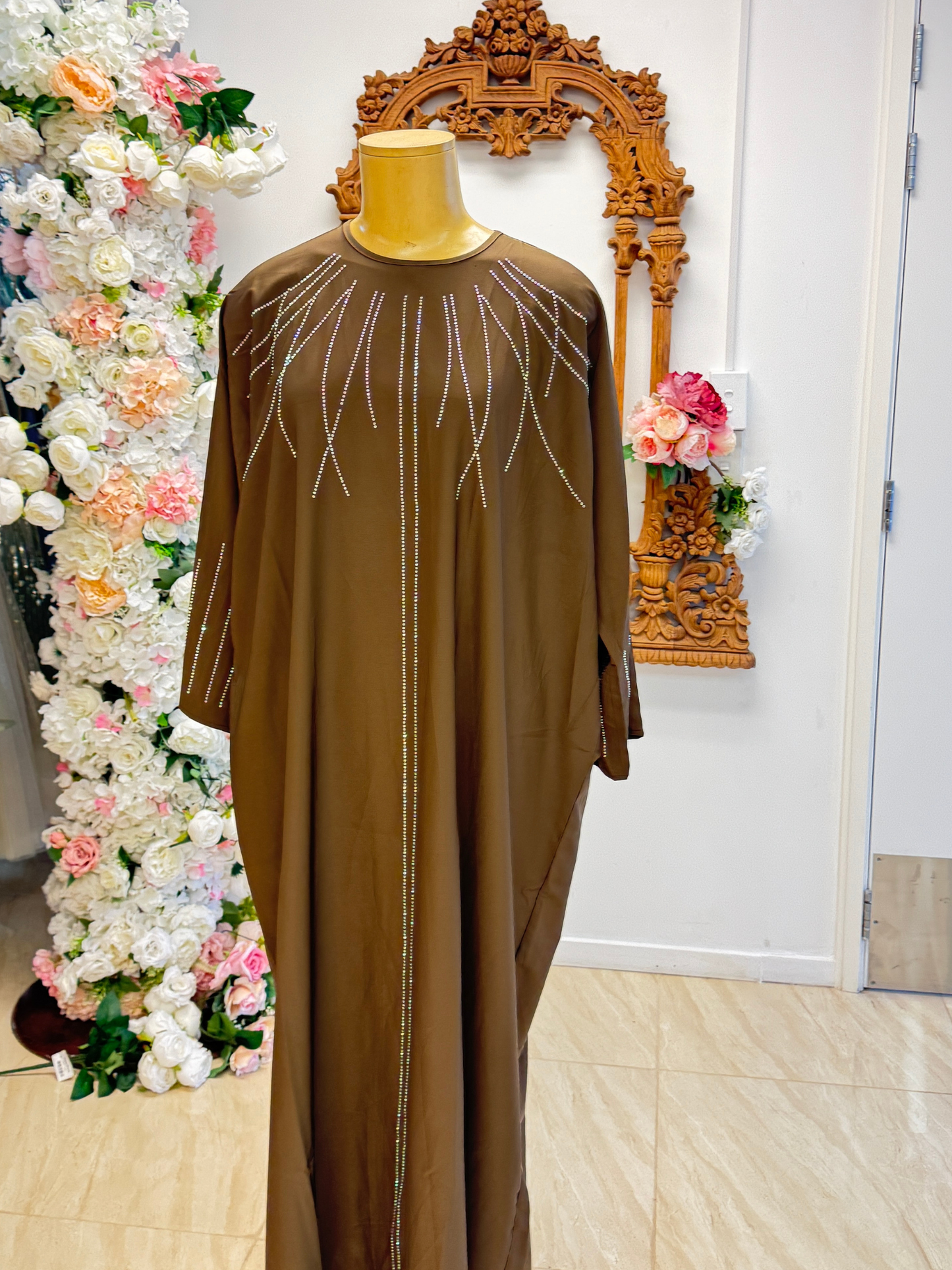 Cocoa Brown Abaya