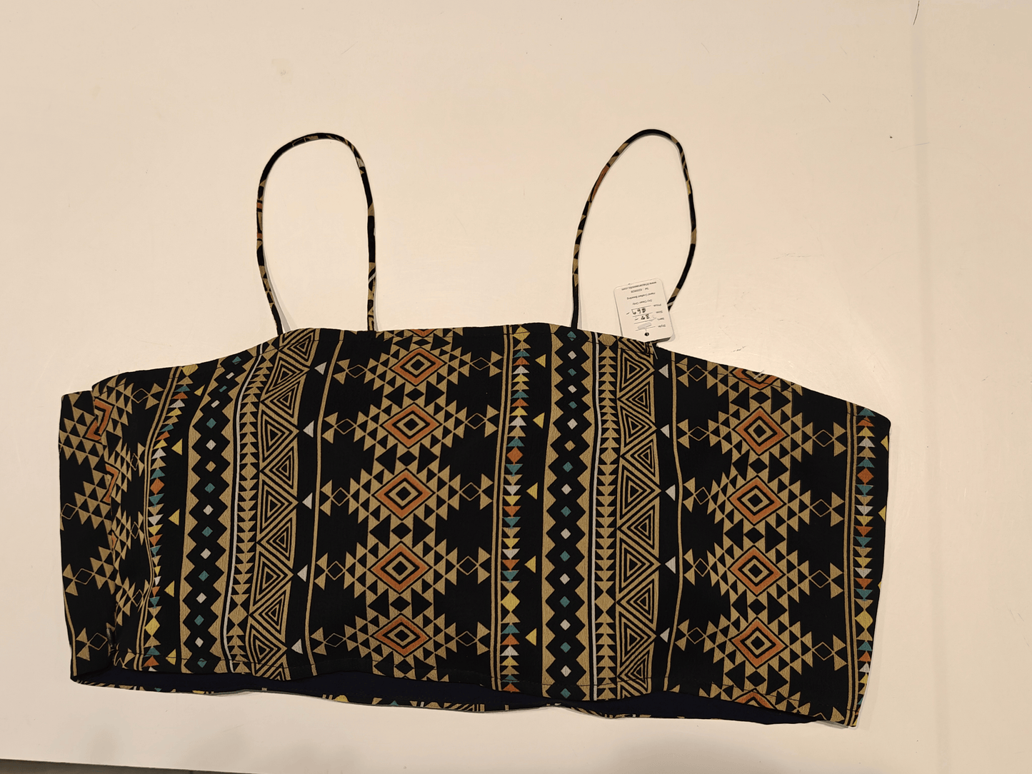 Tribal Echo Crop Top – Desert Prism