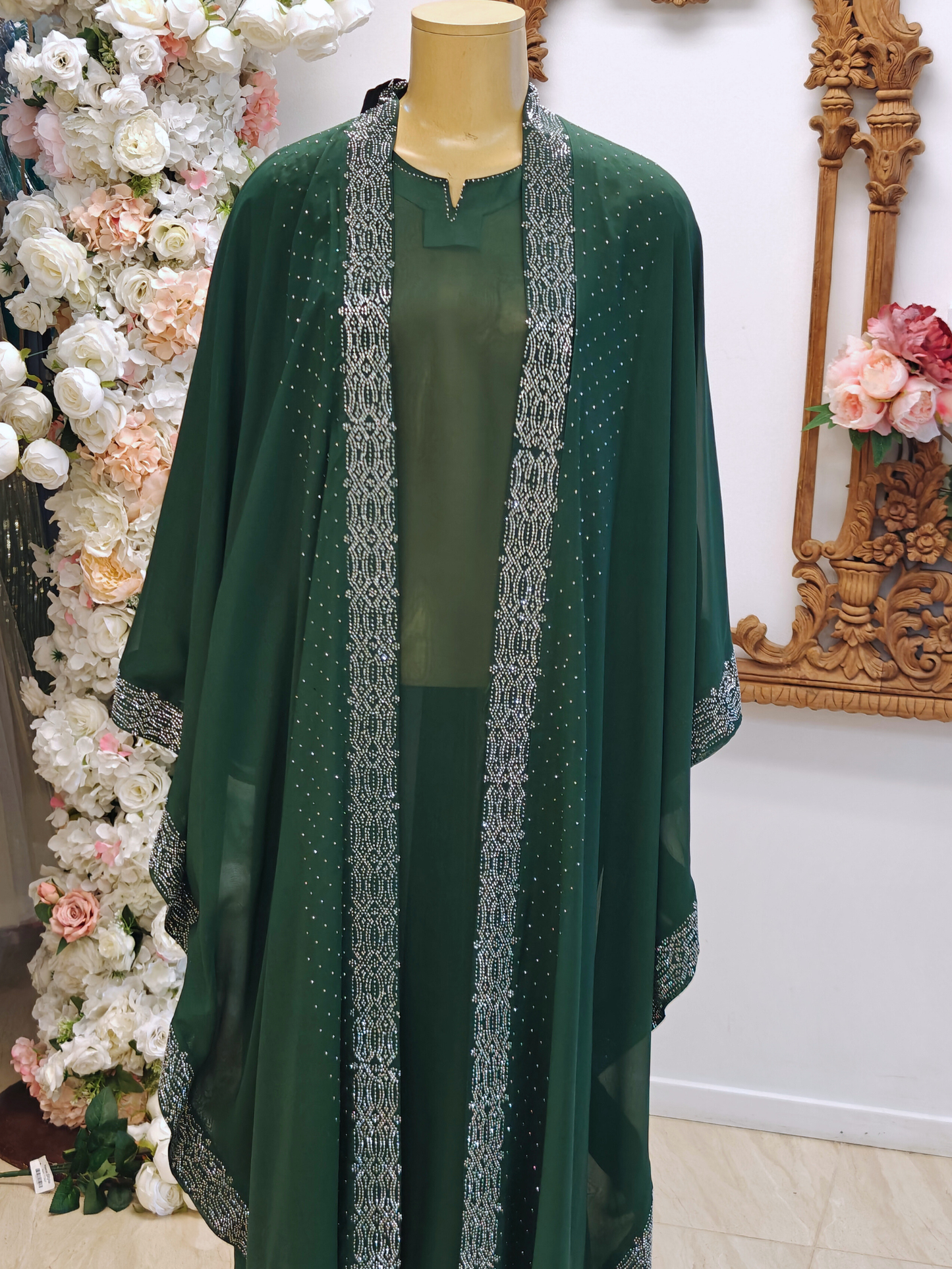 Dark Green Abaya
