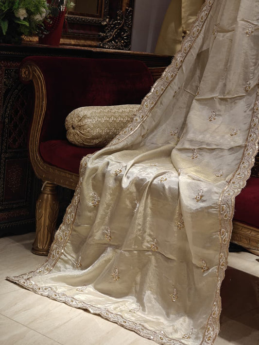 Champagne Silk Shawl