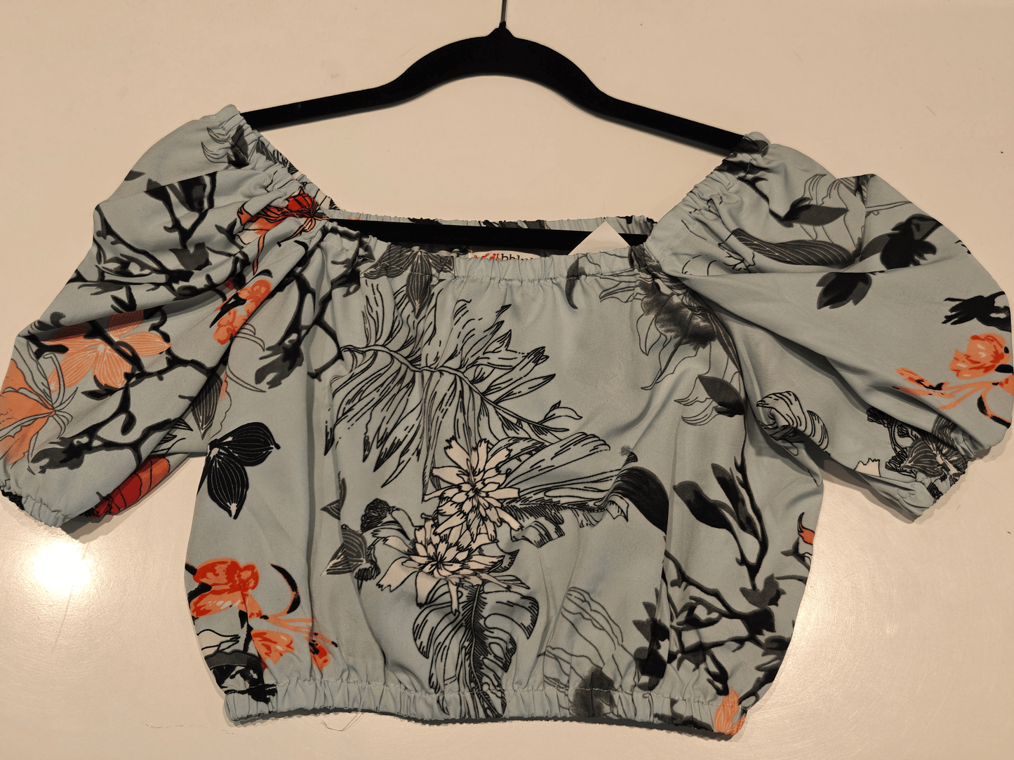 Botanic Breeze Blouse – Sky Bloom