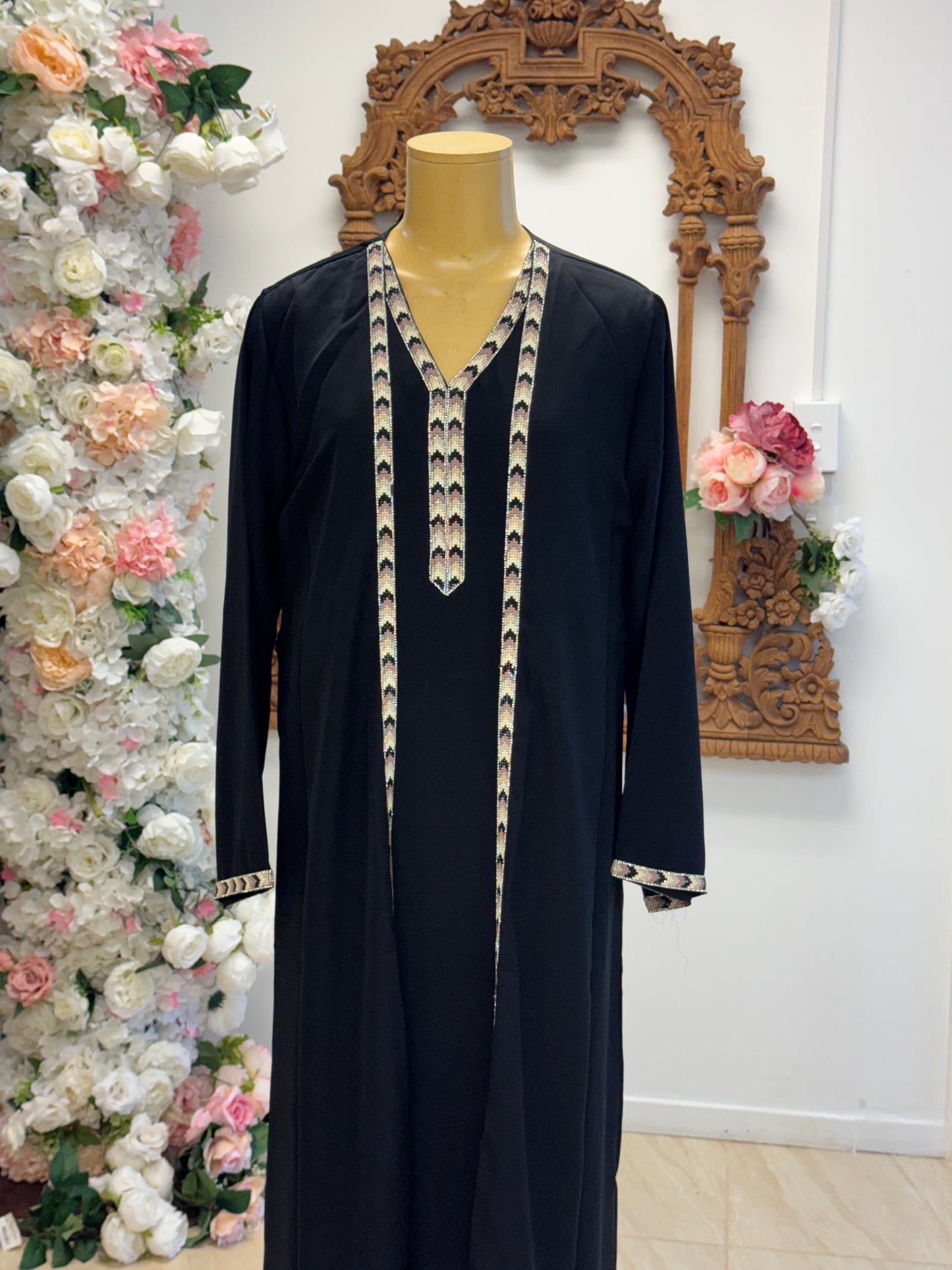 Midnight Mosaic Abaya