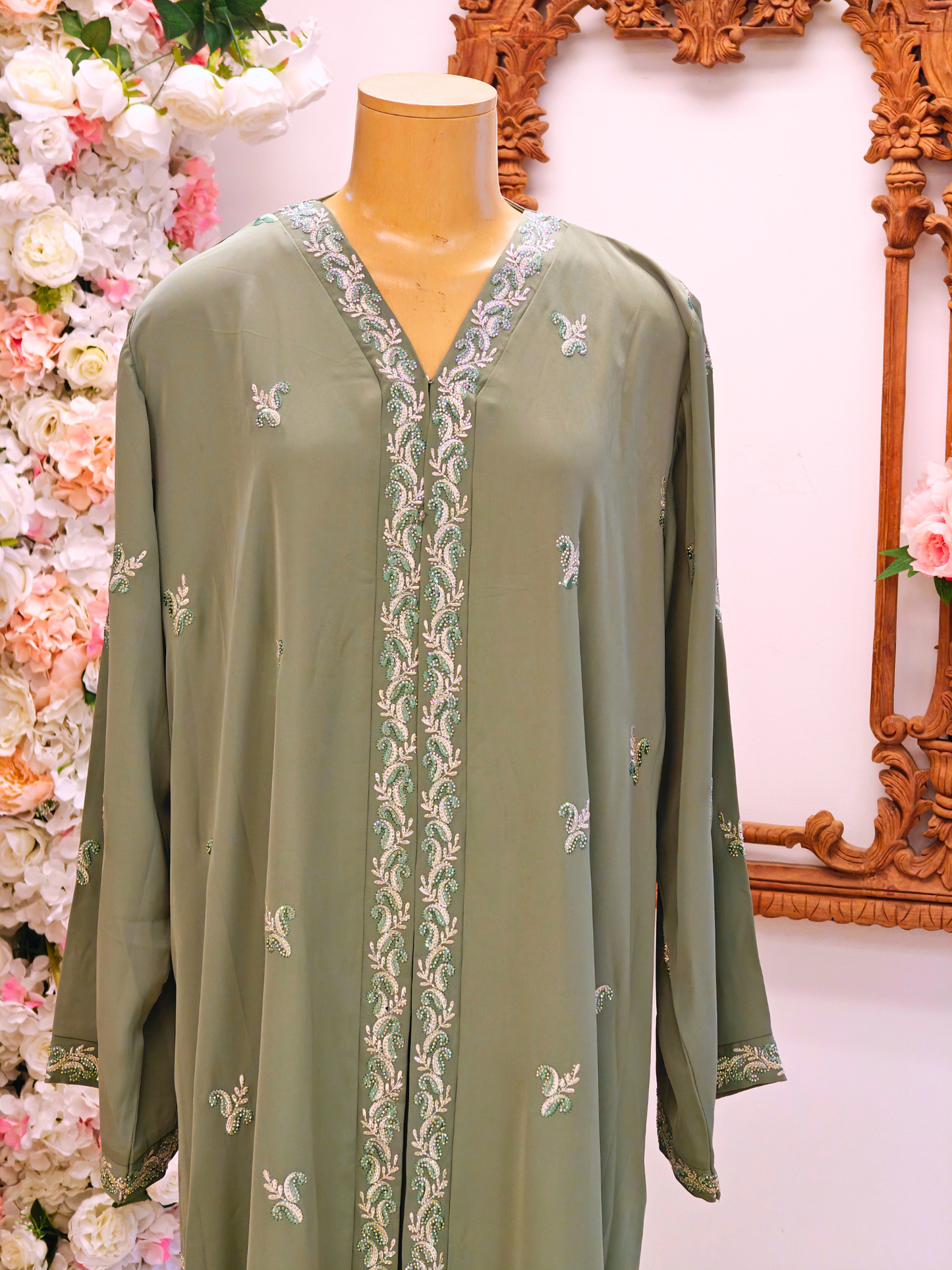 Sage Green Abaya