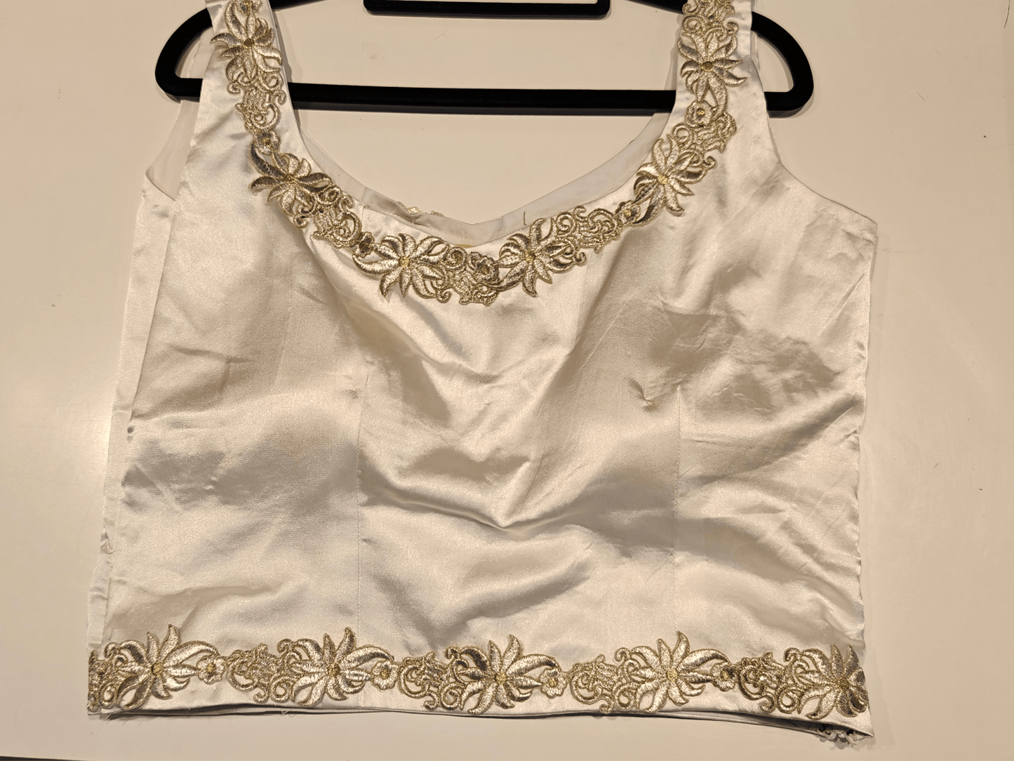 Ivory Bloom Blouse – Pearl Radiance