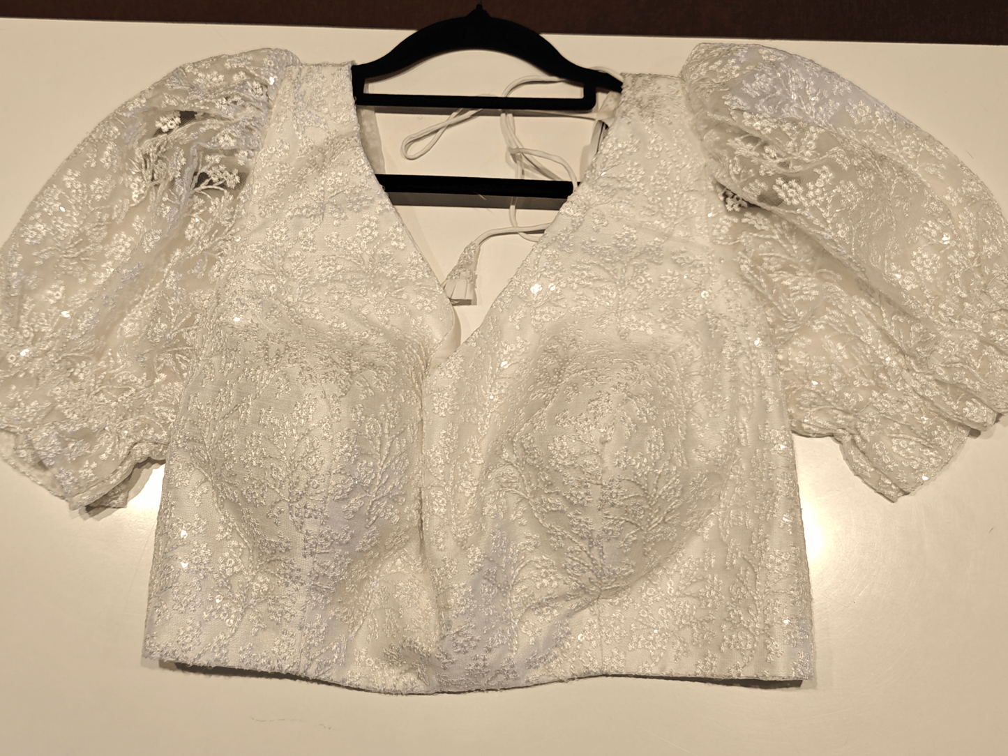 Ivory Lace Blouse – Whisper Bloom