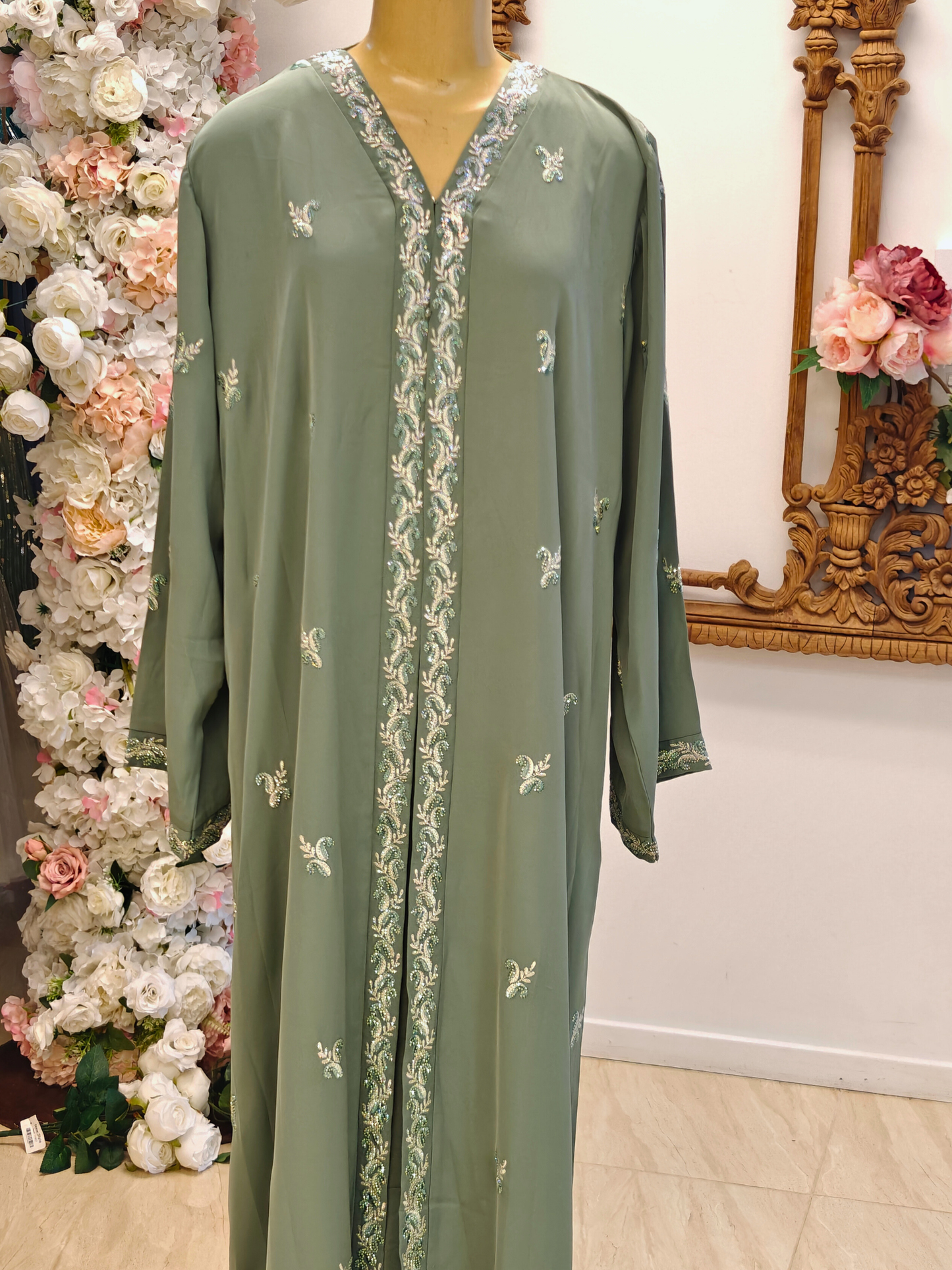 Sage Green Abaya