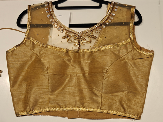 Golden Sheer Blouse