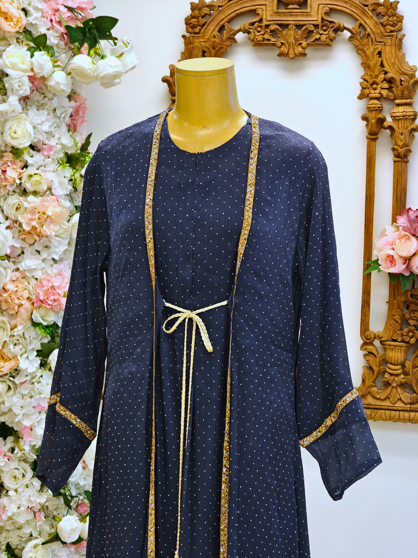 Navy Blue Abaya