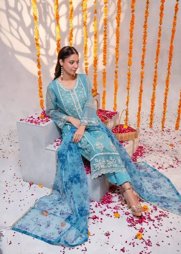 Blue Salwar Suit