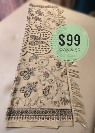Cream Shawl