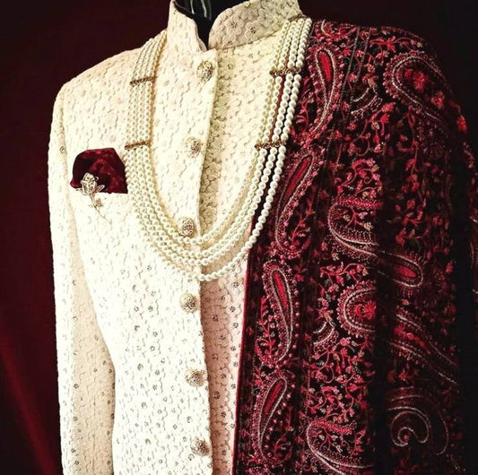 Ivory Regal Sherwani