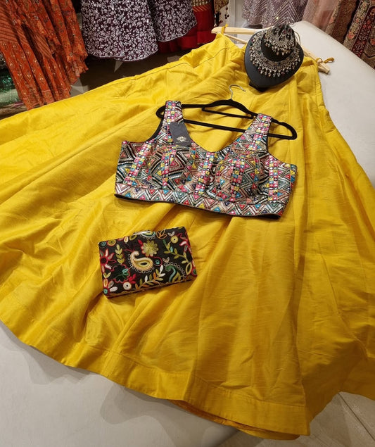 Sunlit Mirrorwork Lehenga Set