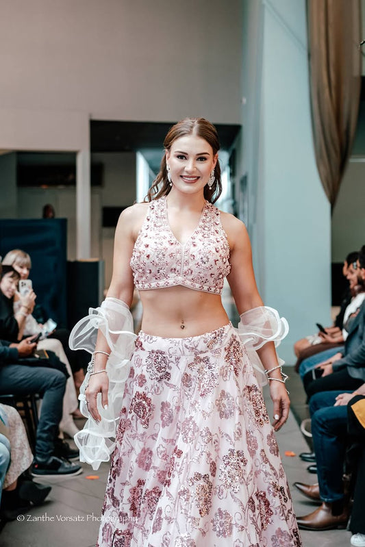 Blush Bloom Lehenga