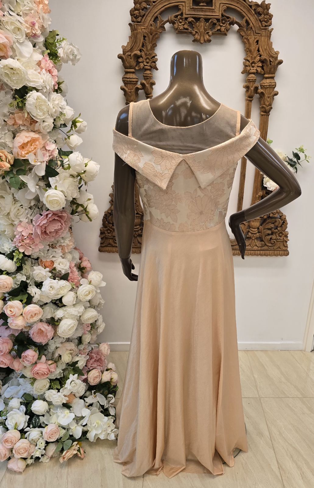 Peach Lycra Dress