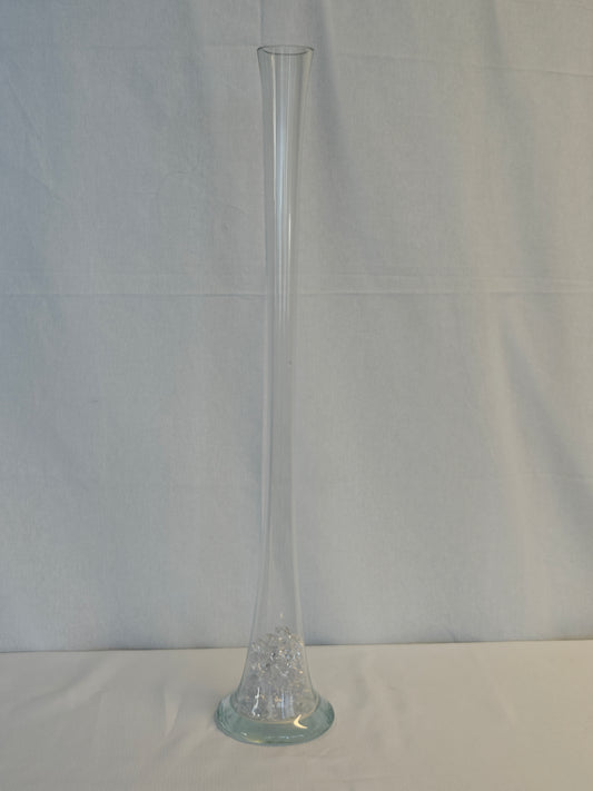 Crystal Clarity long Vase