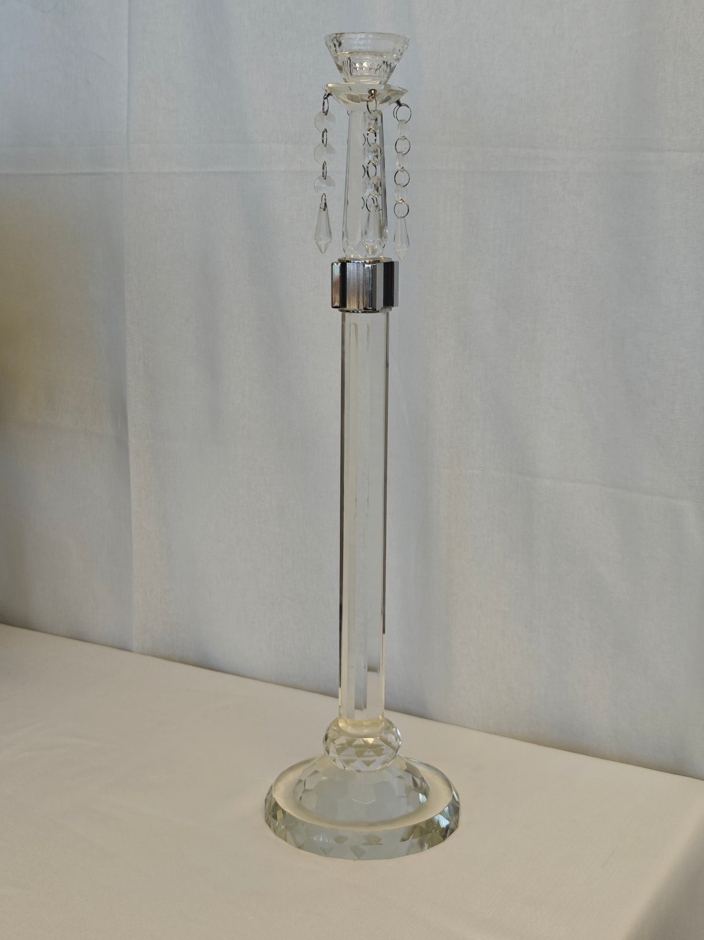 Crystal Cascade Pillar Holder