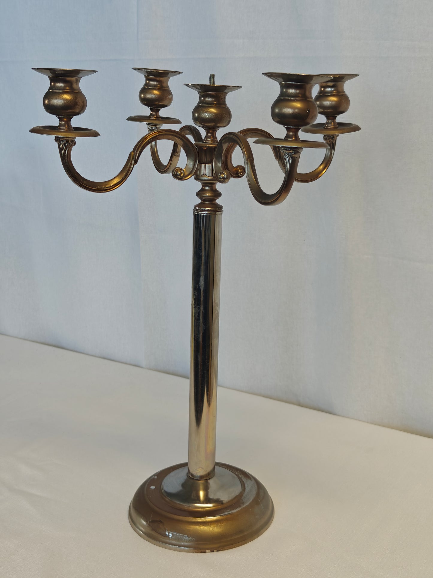 Antique Elegance Five-Arm Candle Holder