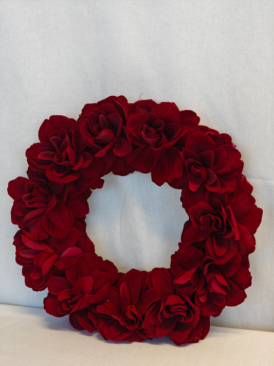 Crimson Rose Bloom Ring