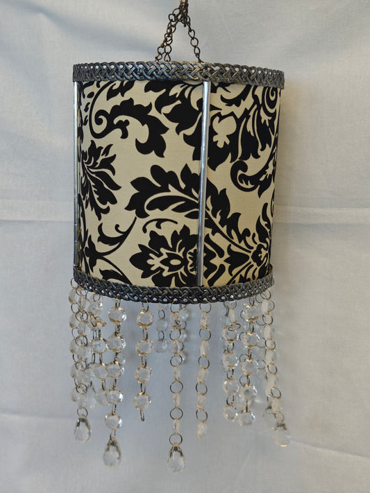 Vintage motif Crystal Glow lamp