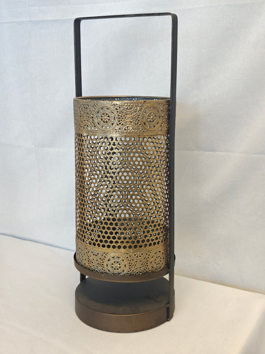 Floral Mesh Glow Lantern