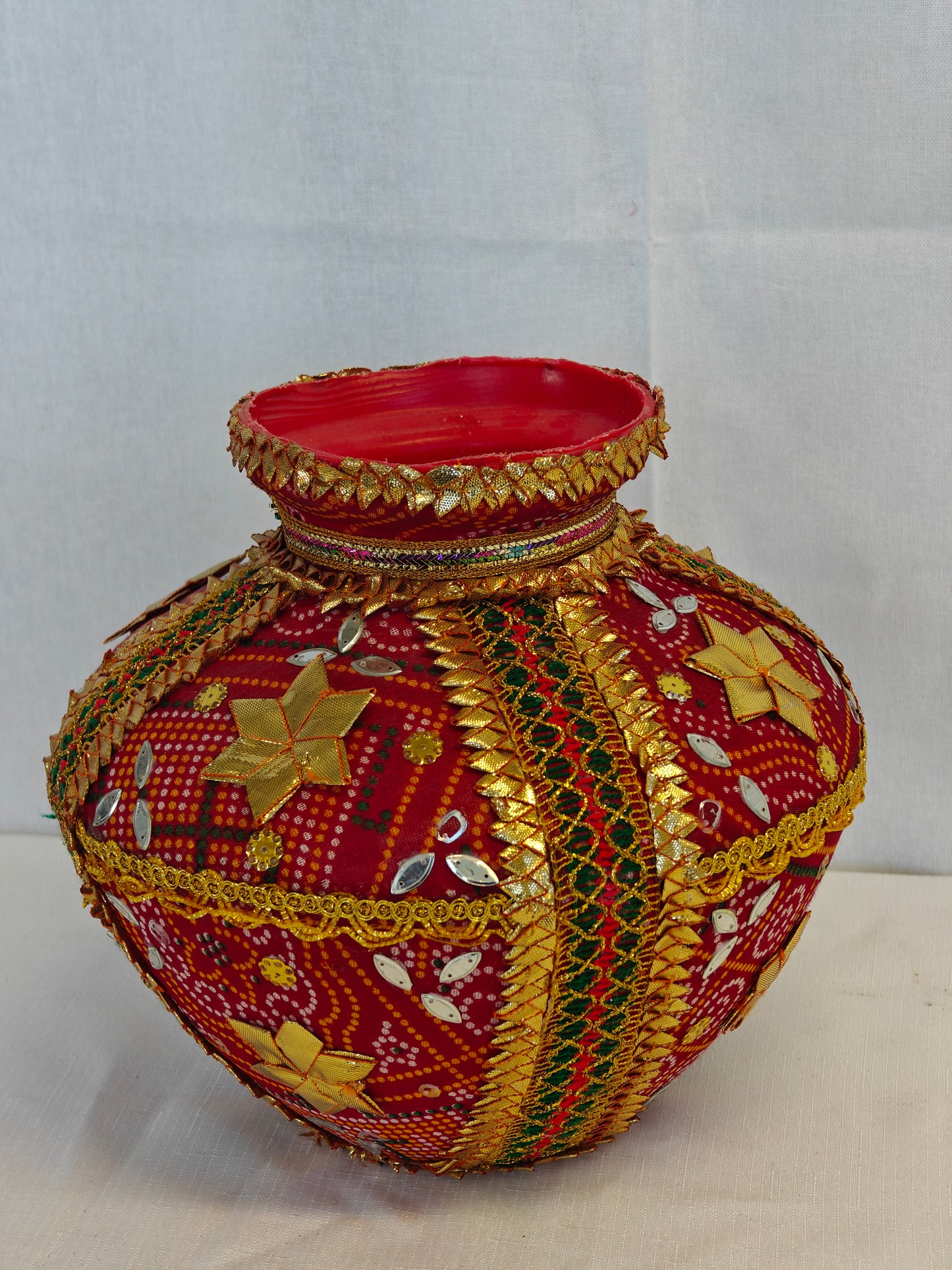 Embroidered Matka of Celebration